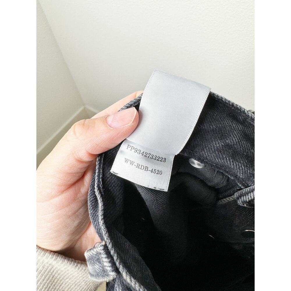 Everlane The 90s Cheeky Jean Button Fly Straight Leg Washed Black 27 Ankle - Picture 9 of 9